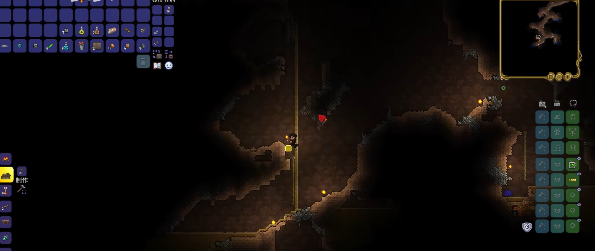 泰拉瑞亚魔晶矿用什么挖