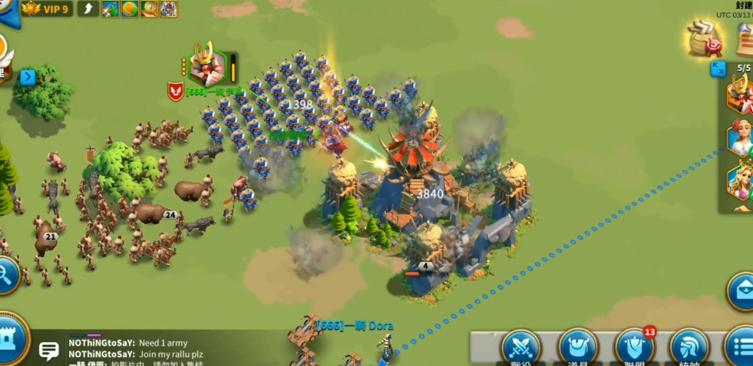 万国觉醒打什么经验多